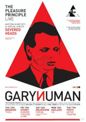 Gary Numan 2011 Australian Tour poster